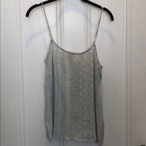 Equipment snake print camisole